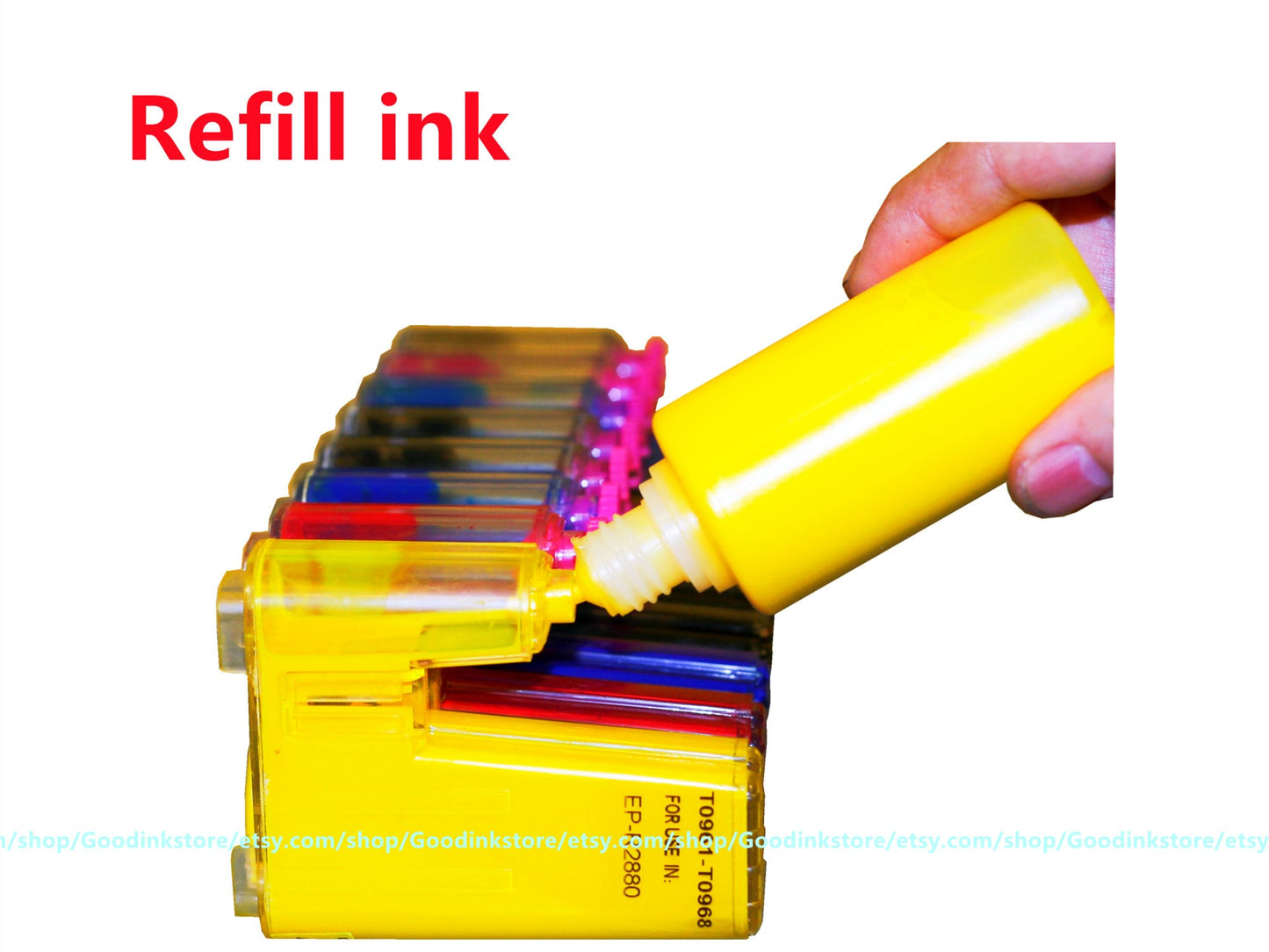 Empty, Dye, Sublimation, Pigment Refillable CIS CISS Ink System for Workforce wf 2760 wf 2750 wf 2660 wf 2650 Printer 220 cartridge