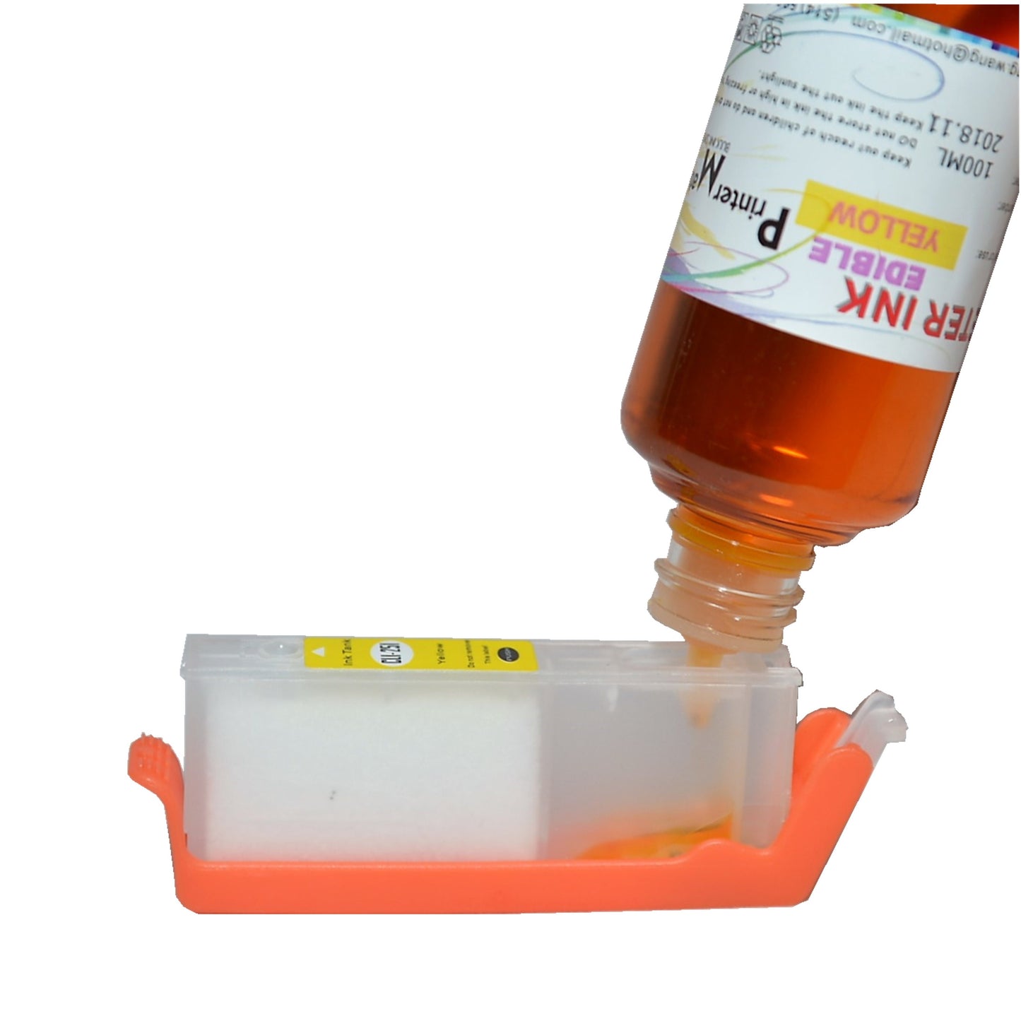 Empty EDIBLE Refillable Ink Cartridge for workforce WF2750 WF2760 WF2660 WF2650 Printer T220 220 XL w/ single use chips for Edible Printing