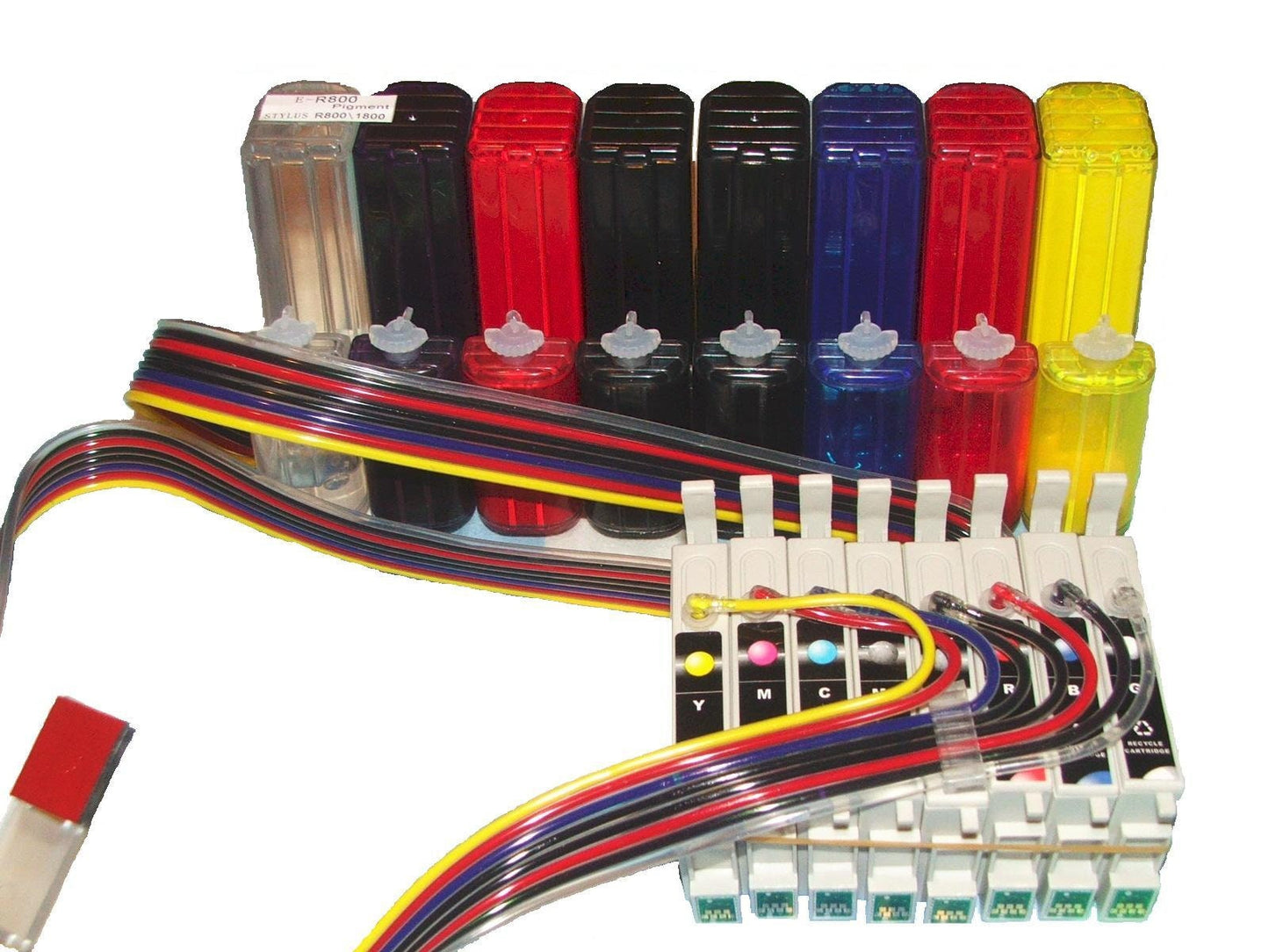 Empty, Dye, Pigment CIS CISS Ink System for Stylus photo R800 R1800 Printer T054 54 ink cartridge wide format printer