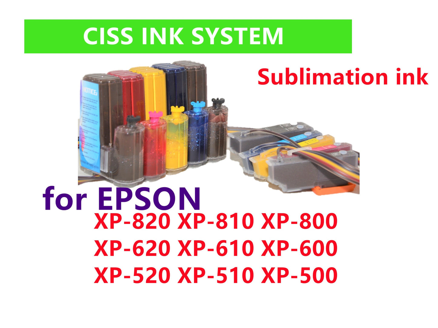 Empty Dye Sublimation Pigment Cis Ciss Ink System for Xp 820 Xp 810 xp 800 xp 620 xp 610 xp 600 xp 520 xp 510 xp 500 T273 273 ink cartridge