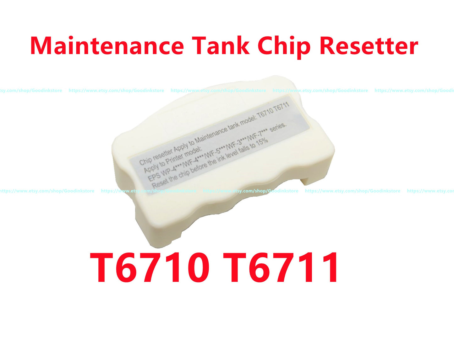 T6710 T6711 Maintenance Tank Chip Resetter for wf-7720 wf-7710 wf-7210 wf-7620 wf-7610 wf-7110 wf-4630 wf-4640 wp-4530 wp-4540 wf-3640 3540