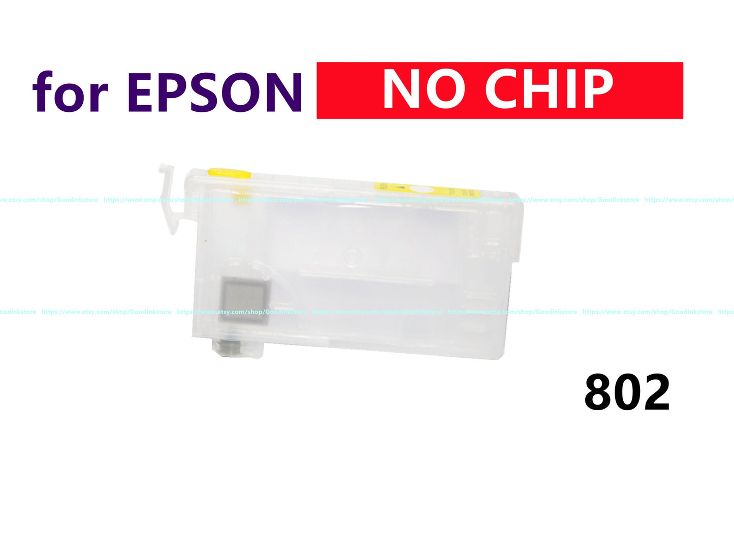 Chipless refillable cartridges Kit NOCHIP for workforce pro wf4720 wf4730 wf4730 wf4740 ec4020 ec4030 ec4040 chipless printer only T802 802