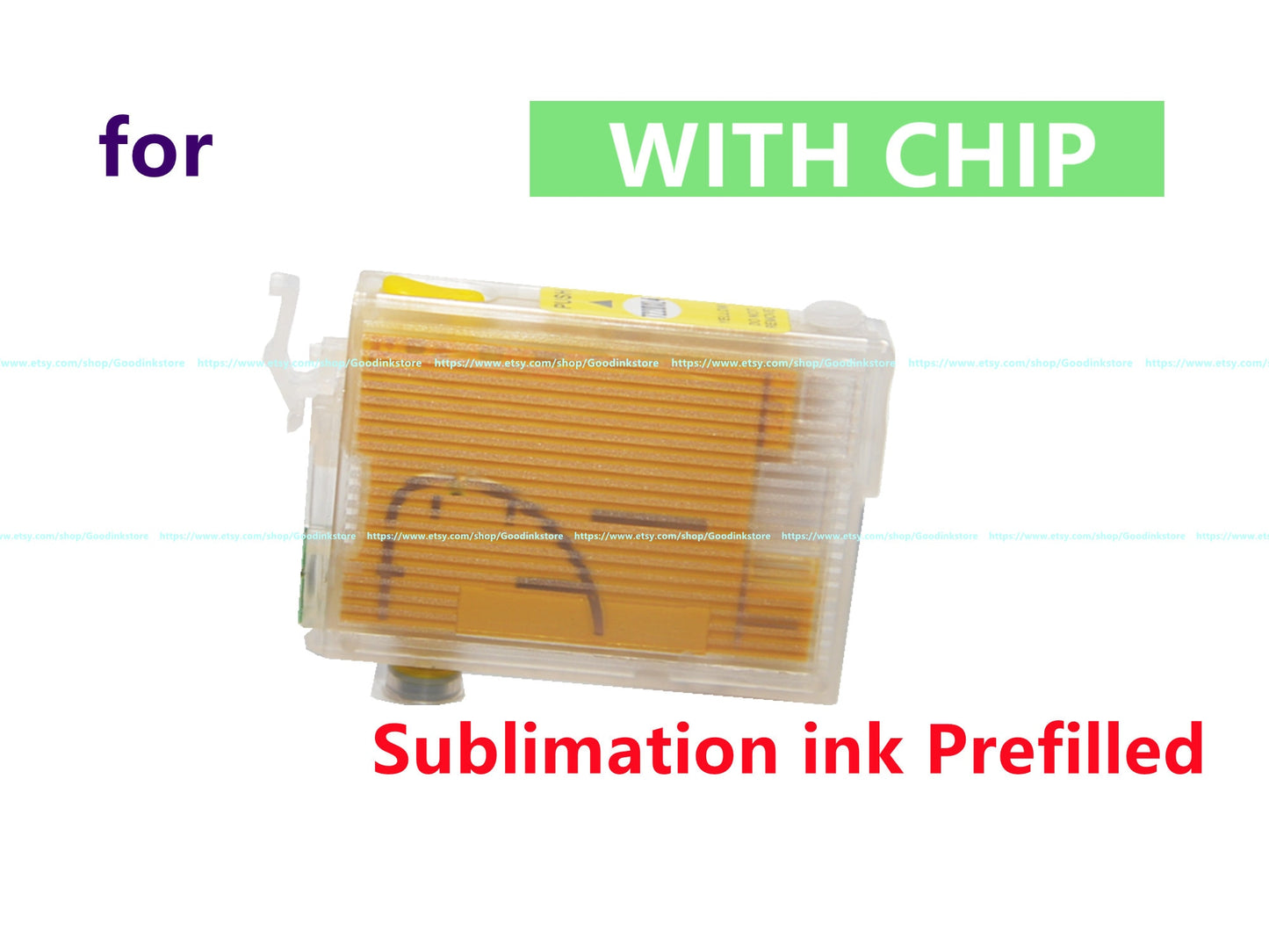 4pk Sublimation Ink T220 220 Cartridge for Workforce WF2760 WF2750 WF2660 WF2650 WF2630 XP424 XP420 XP324 XP320 Single use chip