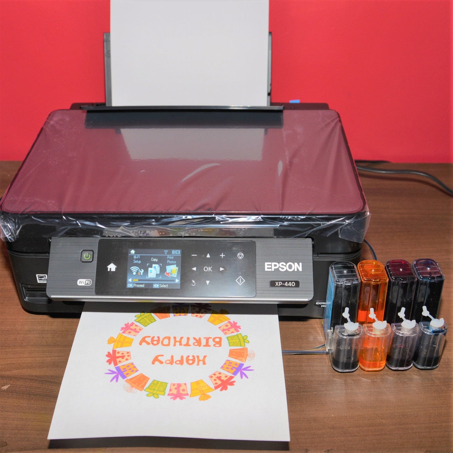 4X100ML Edible Refill Ink WF-3820 WF-3823 wf-4820 wf-4830 wf-4833 wf-4834 T822 822 refillable ink cartridges CISS