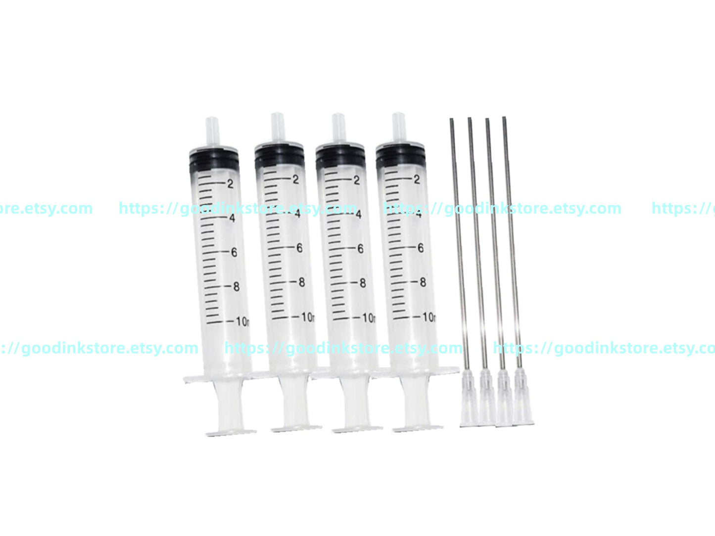 10ML Syringe with long blunt needle for refillable ink cartridge CISS CIS for inkjet printer