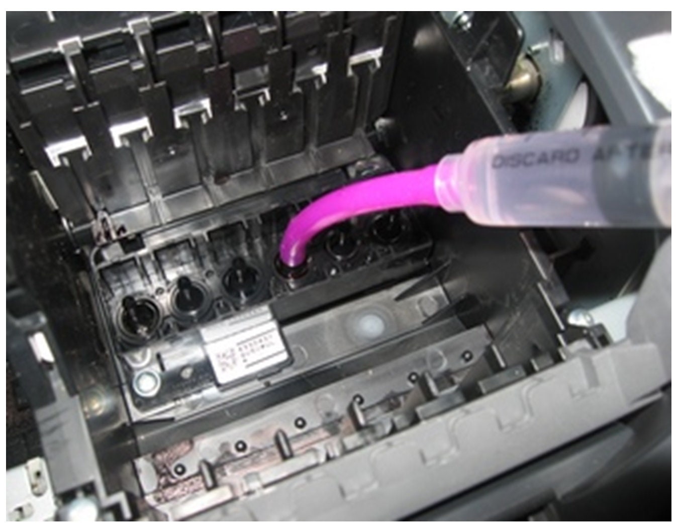 100ML Printhead cleaner and kit for Epson inkjet printer that comes with ink pole.