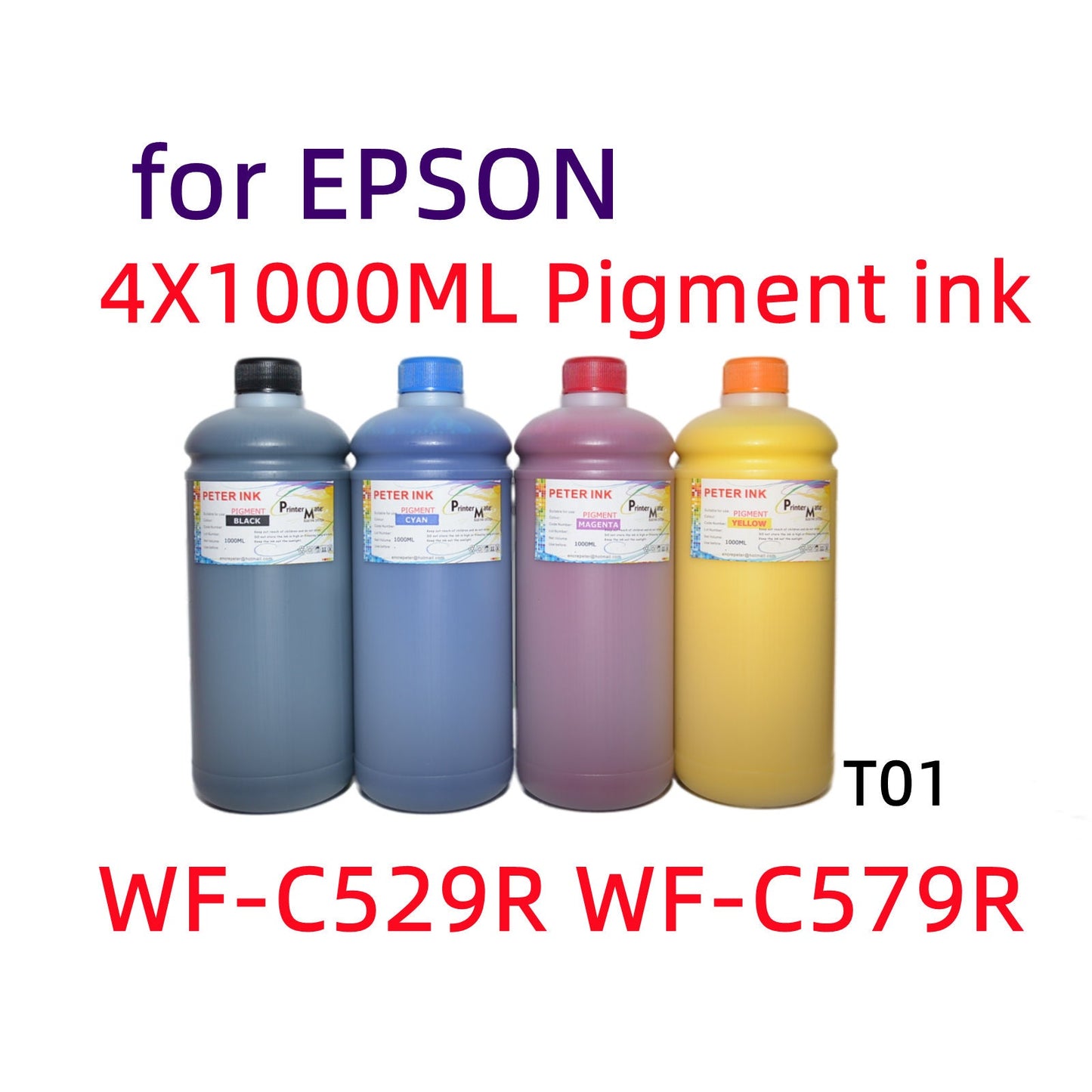 Premium Pigment ink for Workforce Pro WF-C529R WF-C579R T01 T01C T01D cartridge