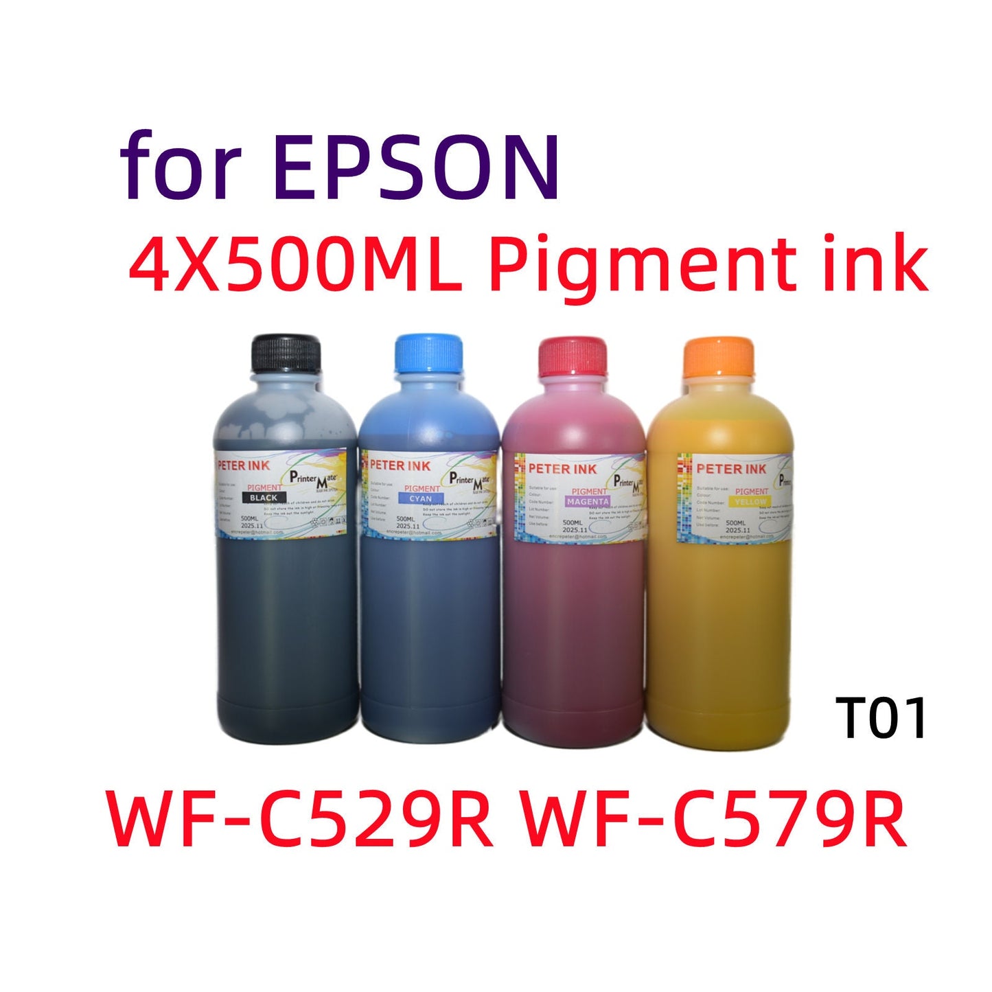 Premium Pigment ink for Workforce Pro WF-C529R WF-C579R T01 T01C T01D cartridge