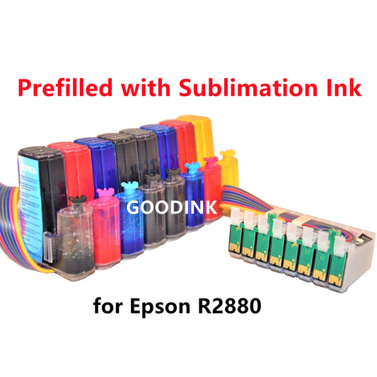 Empty, Dye, Sublimation, Pigment CIS CISS Ink System for Stylus photo R2880 Printer T096 96 ink cartridge wide format printer