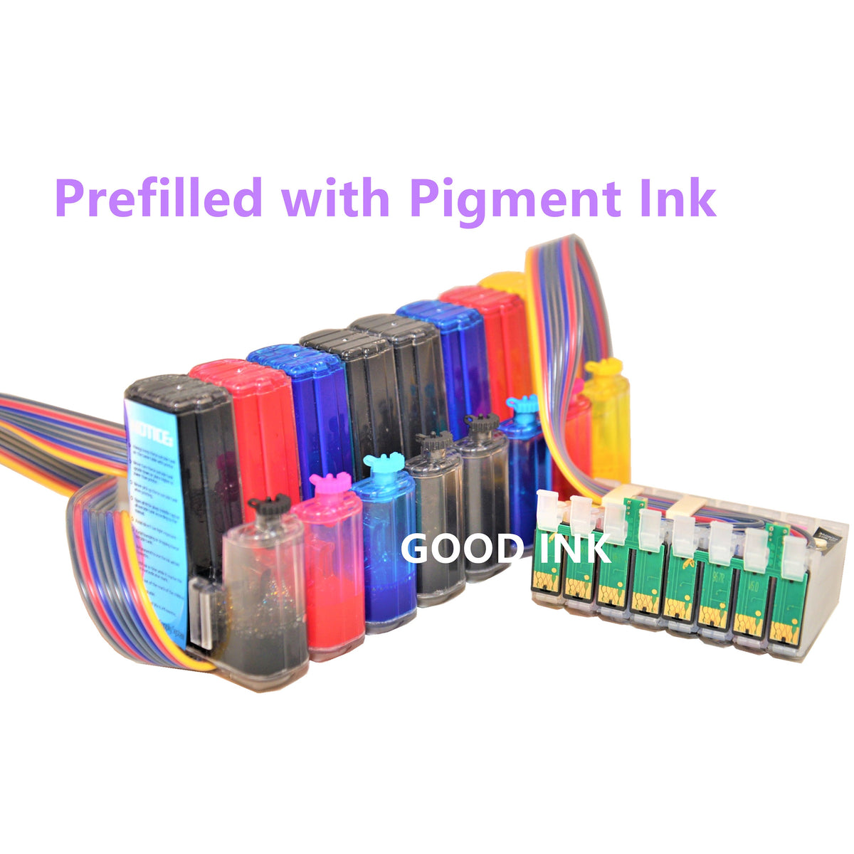 Good Ink Distro Empty, Dye, Sublimation, Pigment CIS CISS Ink System for Stylus photo ...