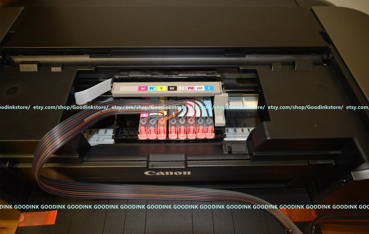 Csi Ink System Empty / Dye ink CIS CISS Ink System for Canon Pro 9000 Pro 9000 Mark I ...
