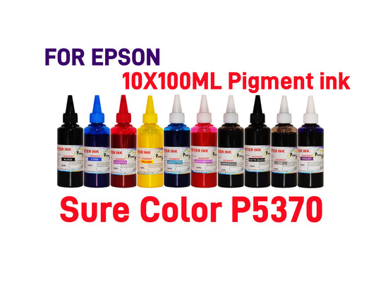 SureColor SC P5370 Printer T55V 55V Cartridge Premium Pigment refill Ink - 10X100ML