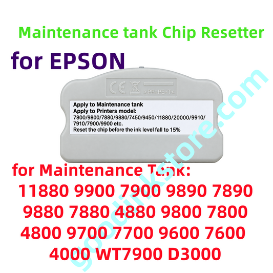 Maintenance Box Chip Resetter for 11880 9900 7900 9890 7890 9880 7880 4880 9800 7800 4800 7600 9600 4000 WT7900 D3000 7700 9700