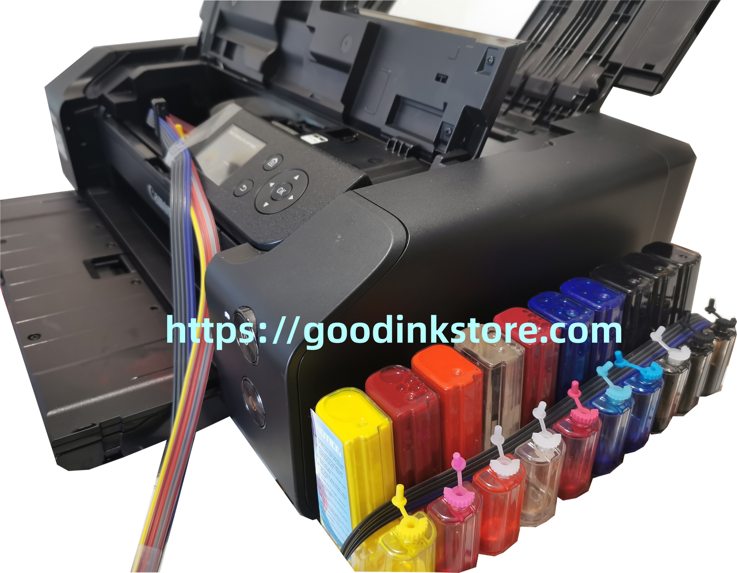 Refillable Pigment ink CIS CISS Ink System for Canon imagePROGRAF PRO-300 pro 300 PFI-300 PFI300 ink cartridge